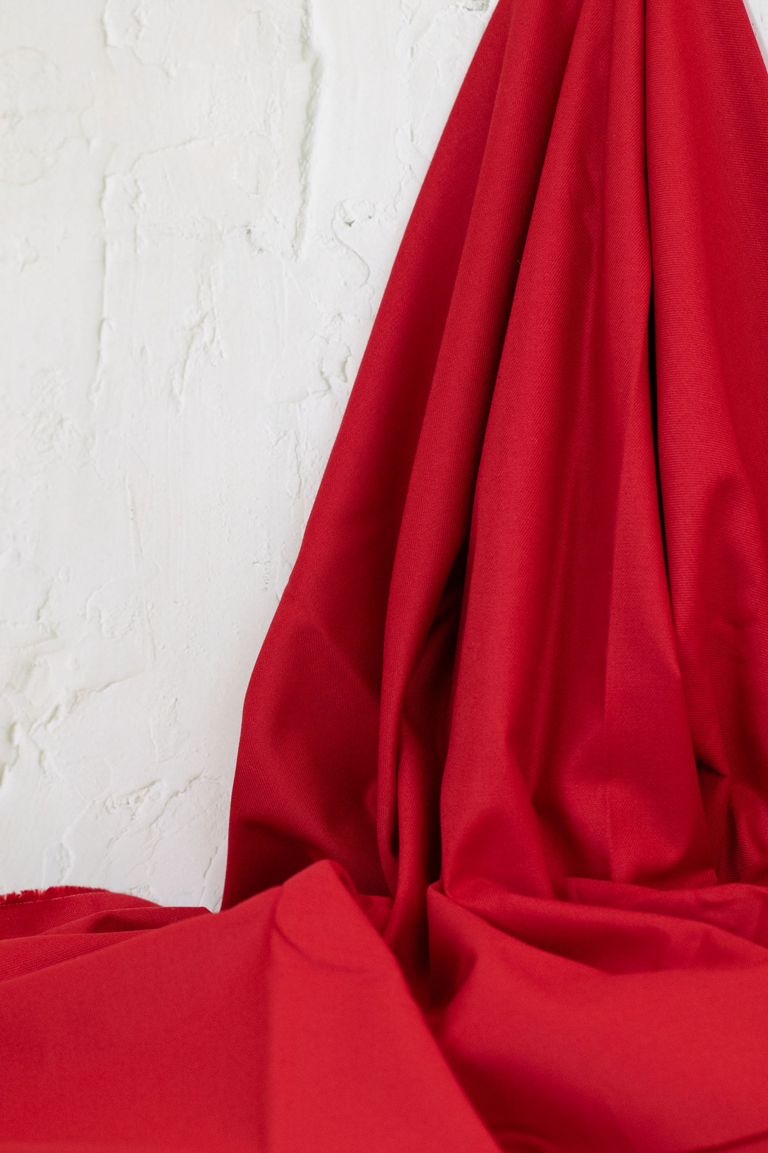 Japanese Cotton Dyed Twill Red