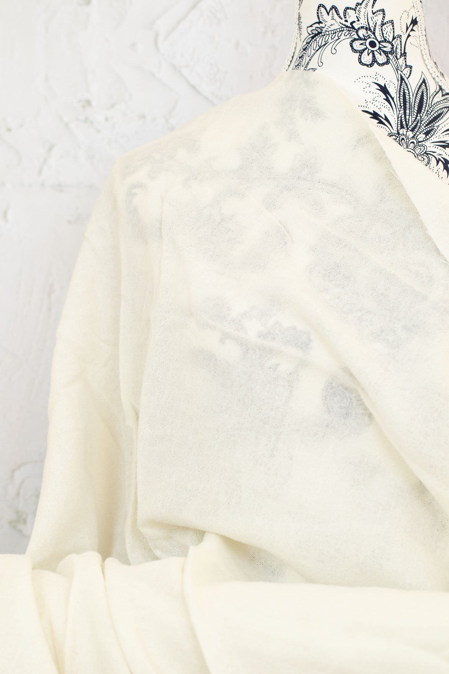 Japanese Worsted Wool Gauze Off-White