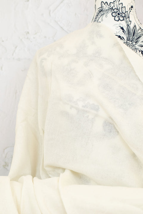 Japanese Worsted Wool Gauze Off-White
