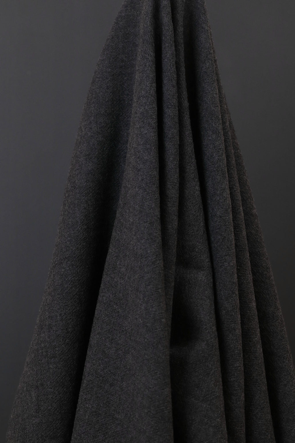 Japanese Worsted Wool Gauze Dark Grey