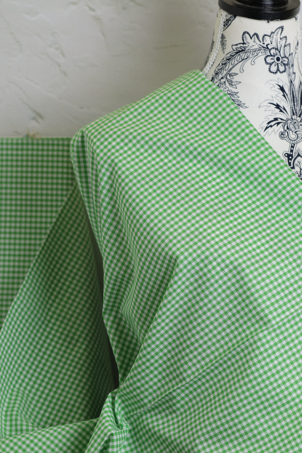 Japanese Yard Dyed Cotton Gingham Green