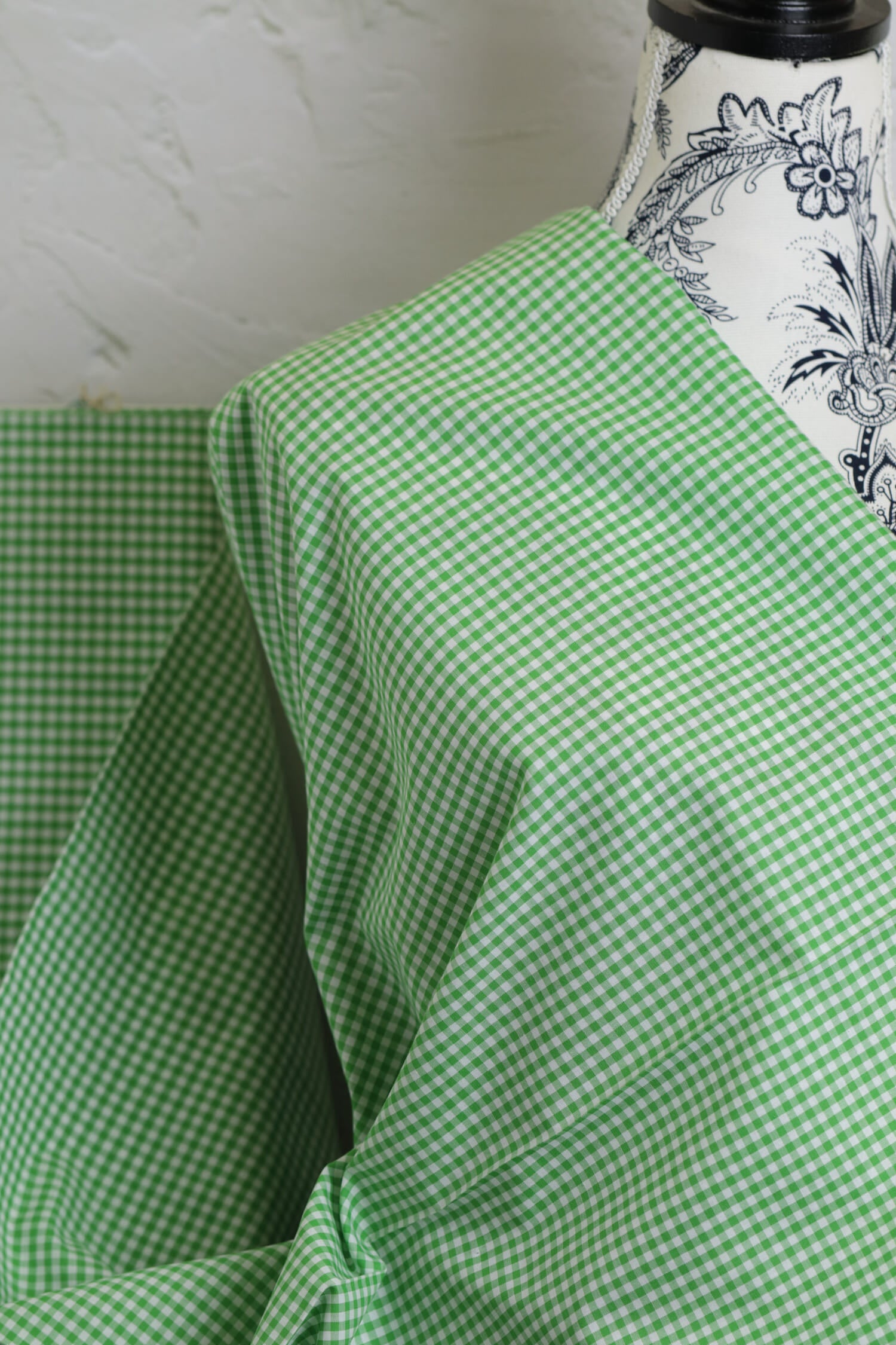 Japanese Yard Dyed Cotton Gingham Green