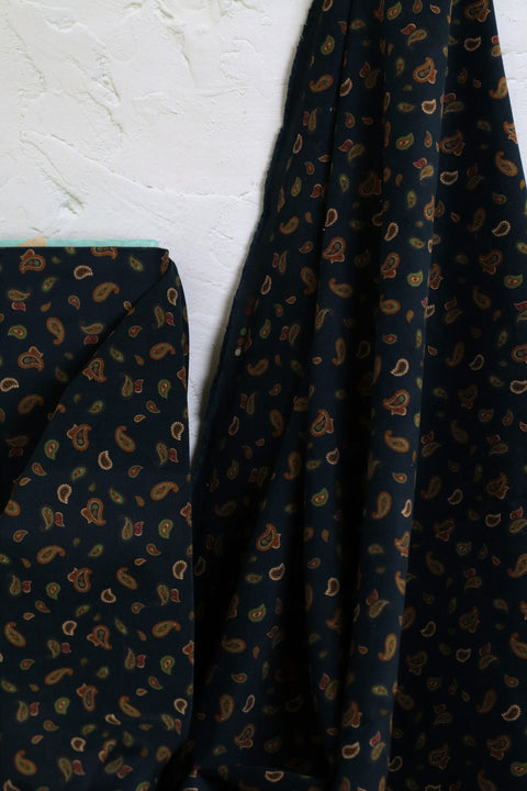 Shirt Call Paisley Corduroy Navy