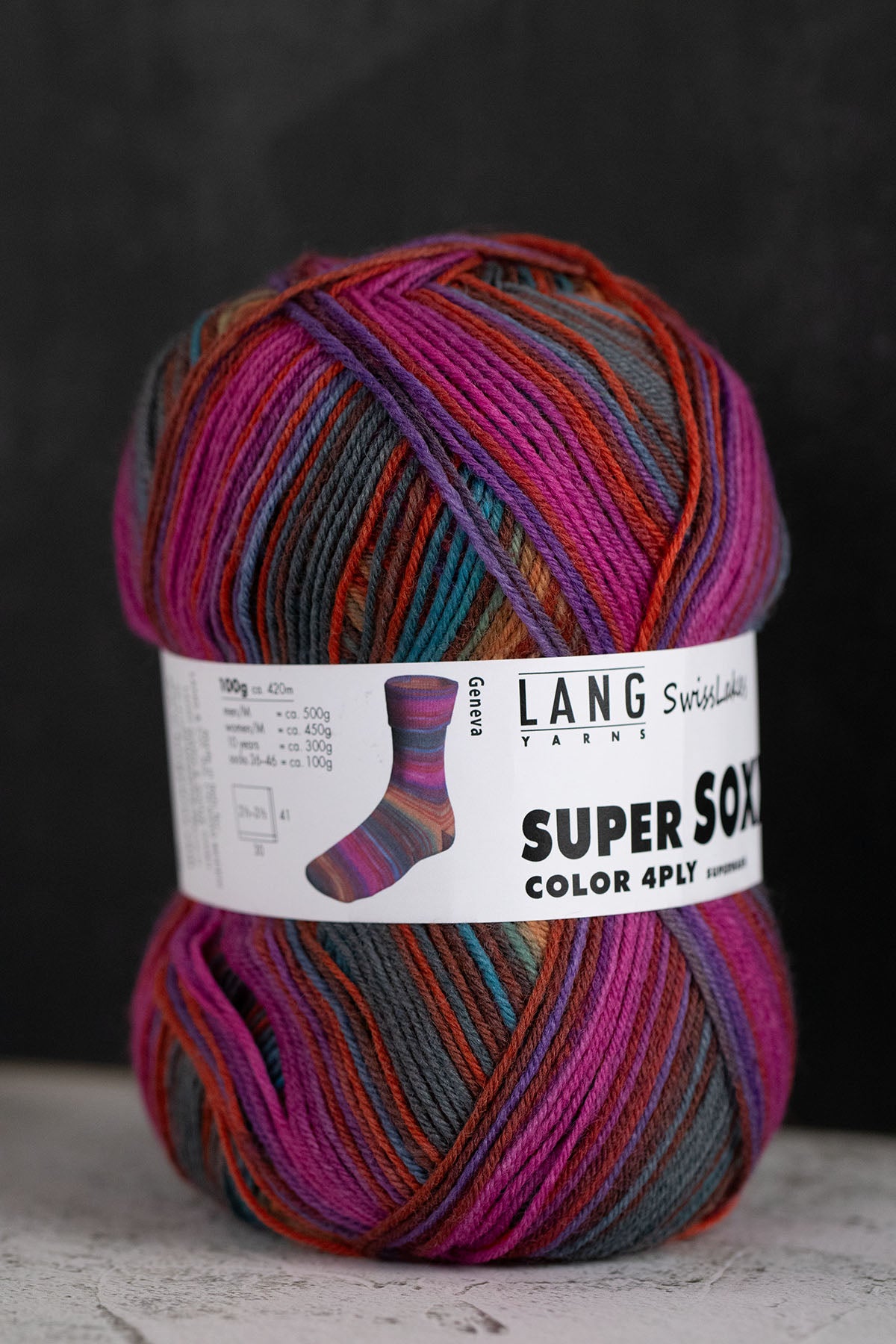 Super Soxx Color 4ply Superwash Geneva