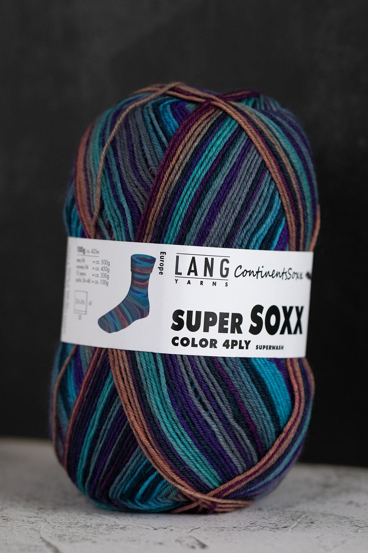 Super Soxx Color 4ply Superwash Europe