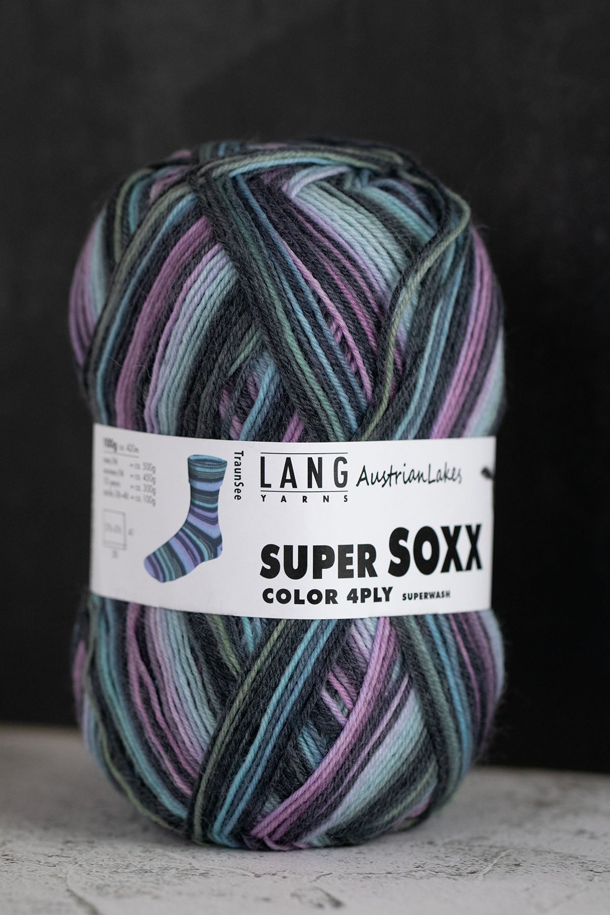 Super Soxx Color 4ply Superwash TraunSee