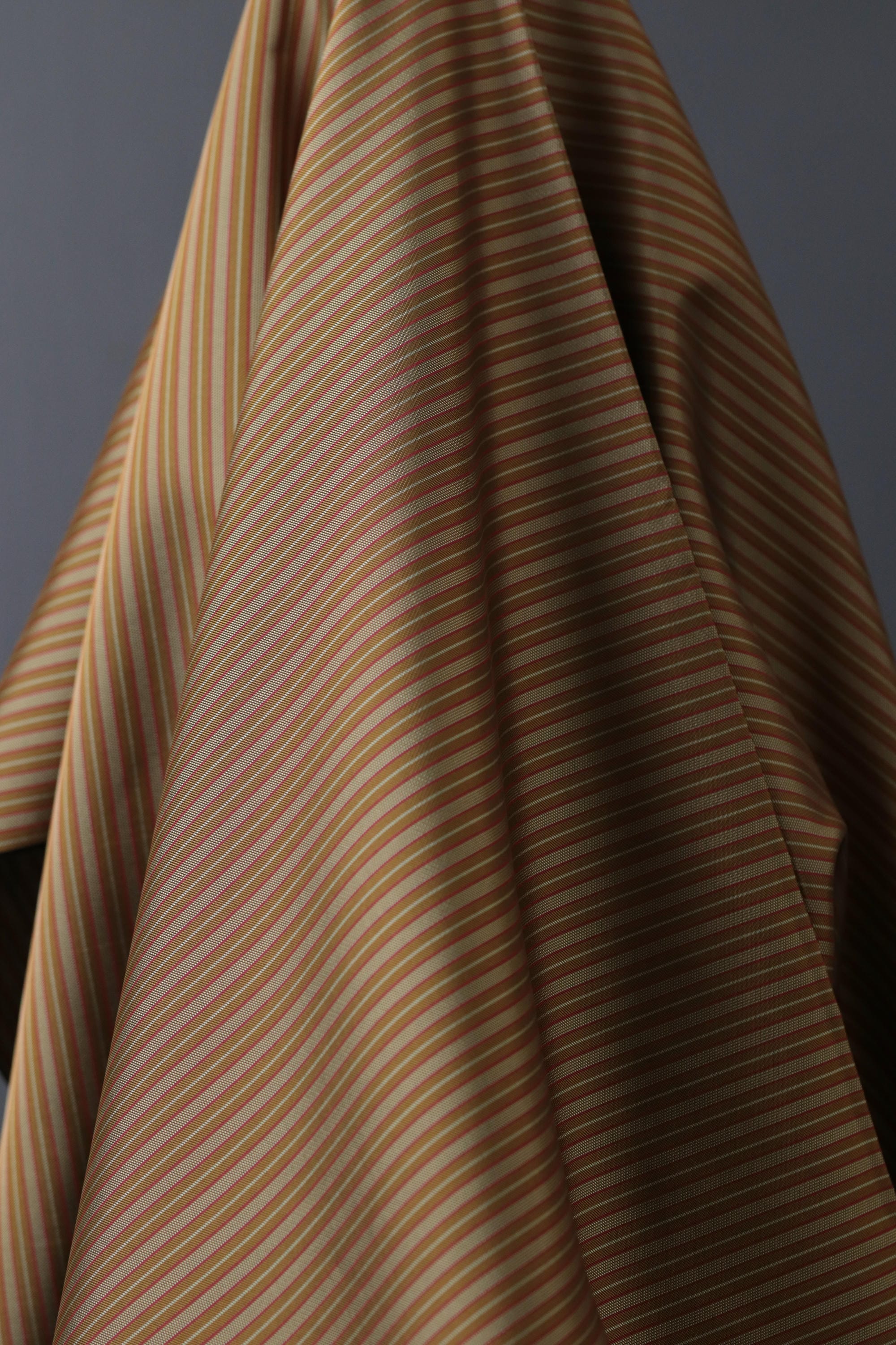 Brass Stripe Viscose Lining