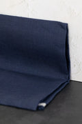 Lithuanian Plain-Dyed Linen Dark Blue