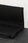 Lithuanian Plain-Dyed Linen Black