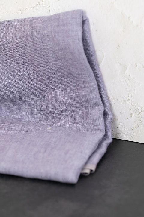 Lithuanian Yarn-Dyed Linen Melange Lilac