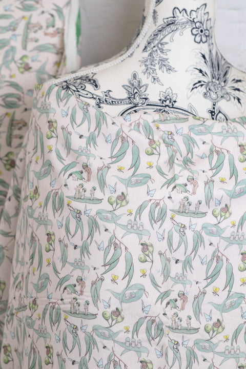 May Gibbs Garden Playtime Muslin Pink