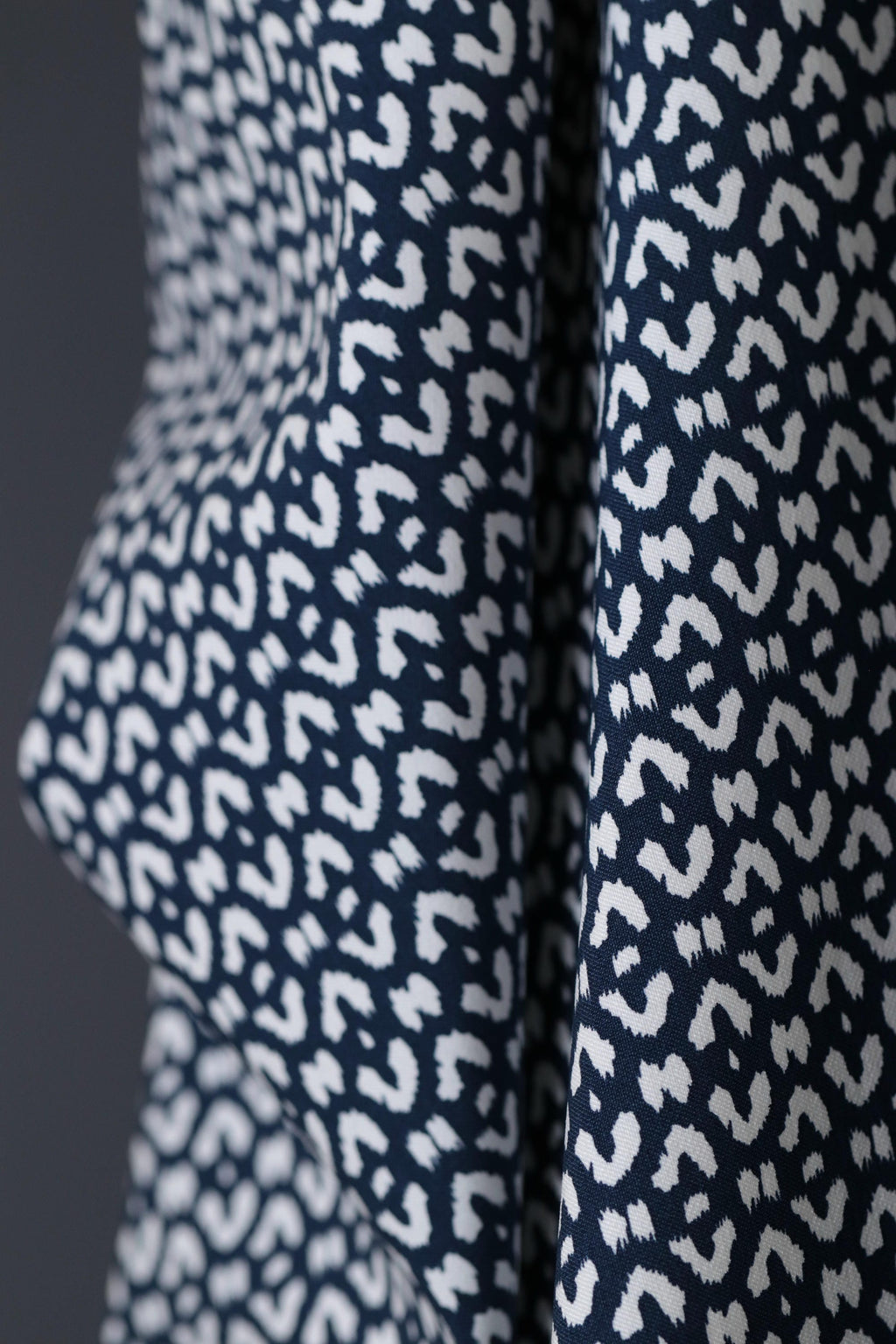 Printed Zenya Navy