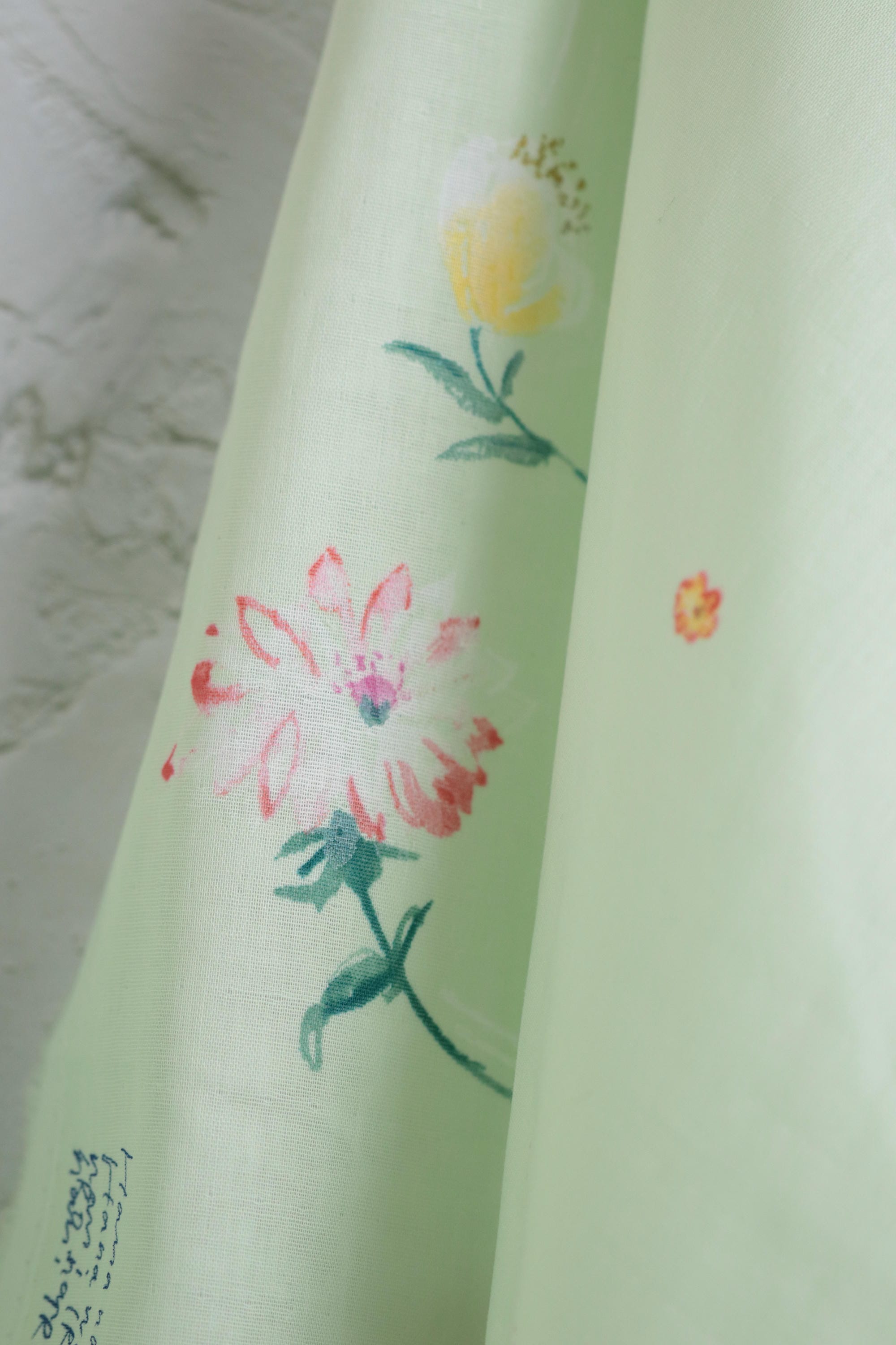 Hana No Toki Niwa Organic Cotton Double Gauze B - Clear