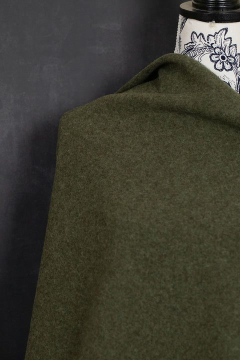 Nena Wool Fleece Olive Drab