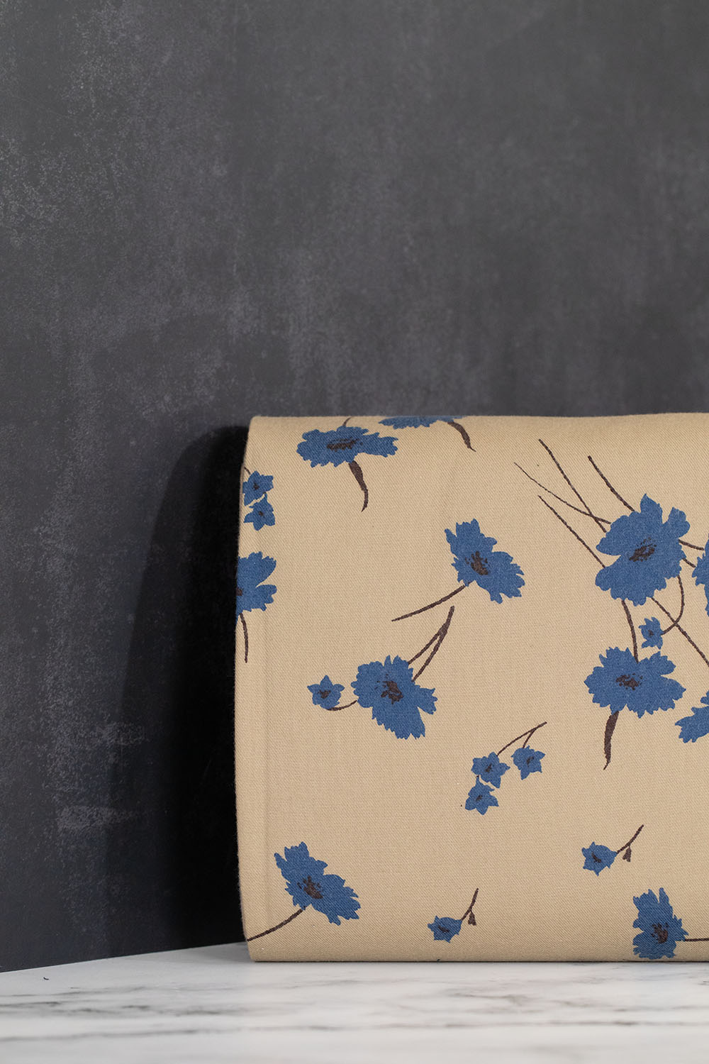 OSKikkä Printed Brushed Cotton Beige