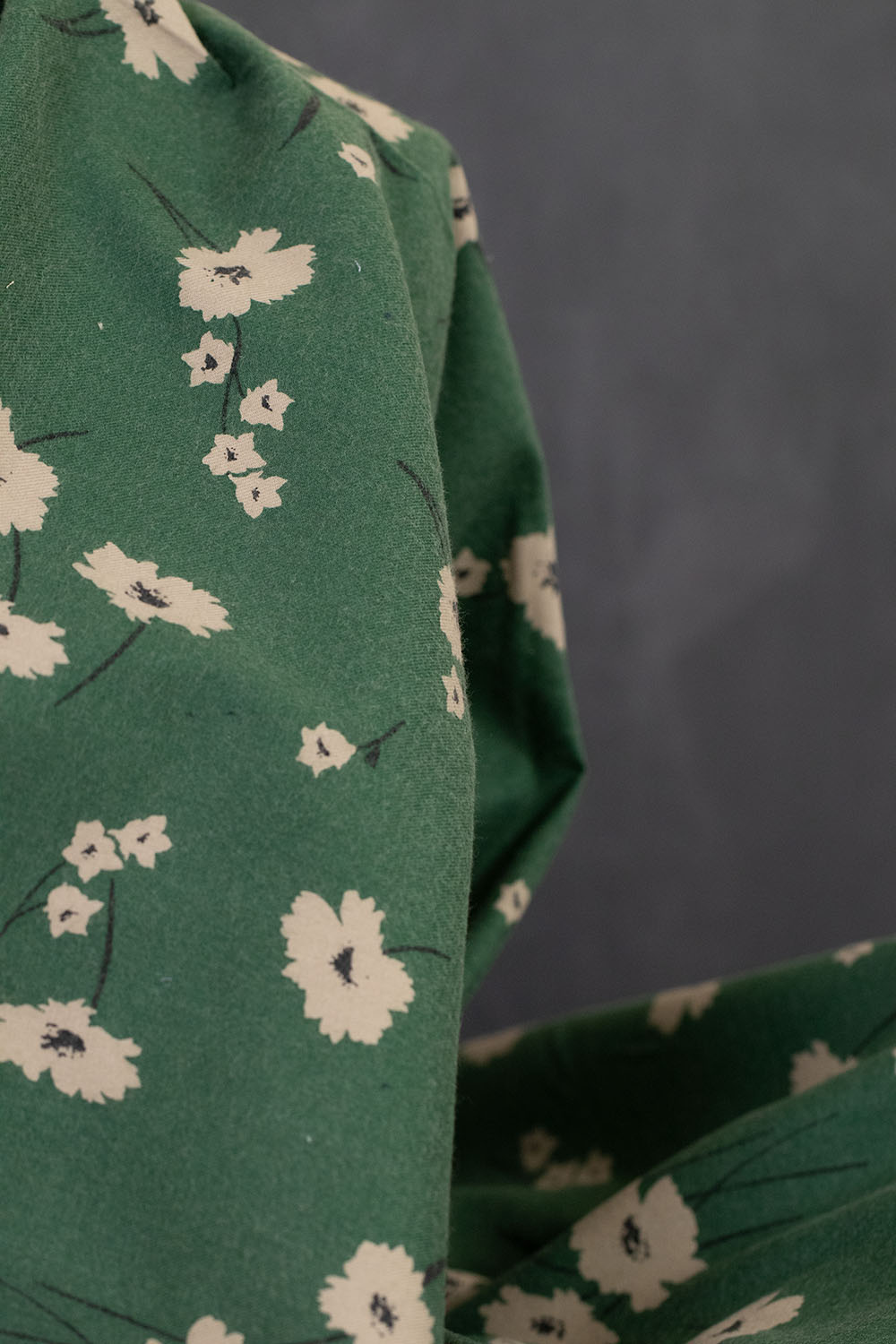 OSKikkä Printed Brushed Cotton Green