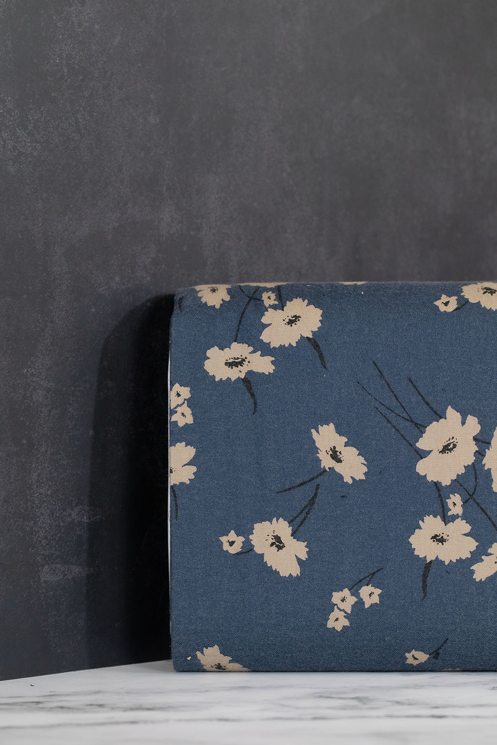 OSKikkä Printed Brushed Cotton Blue