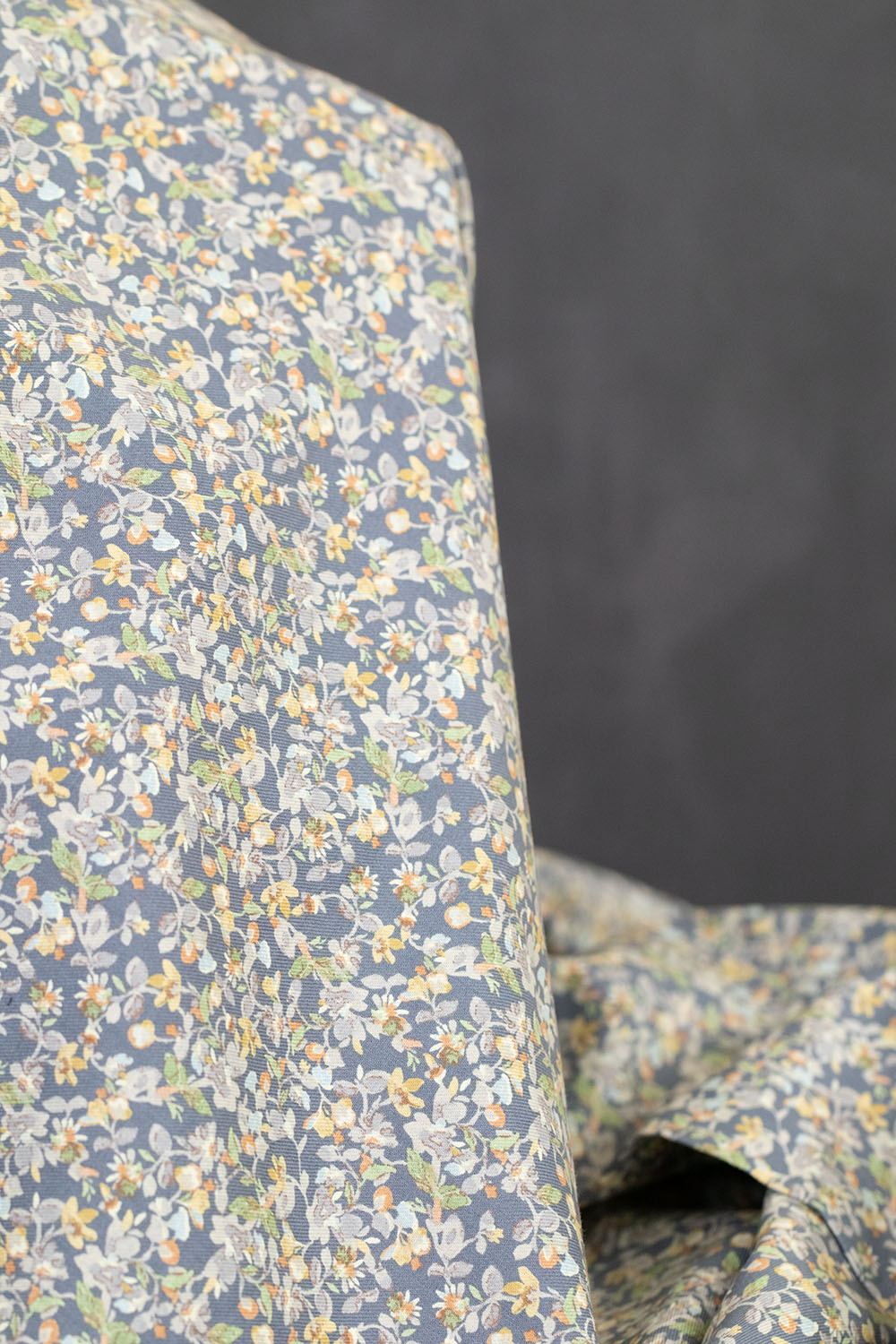 OSKikkä Printed Brushed Cotton Light Grey