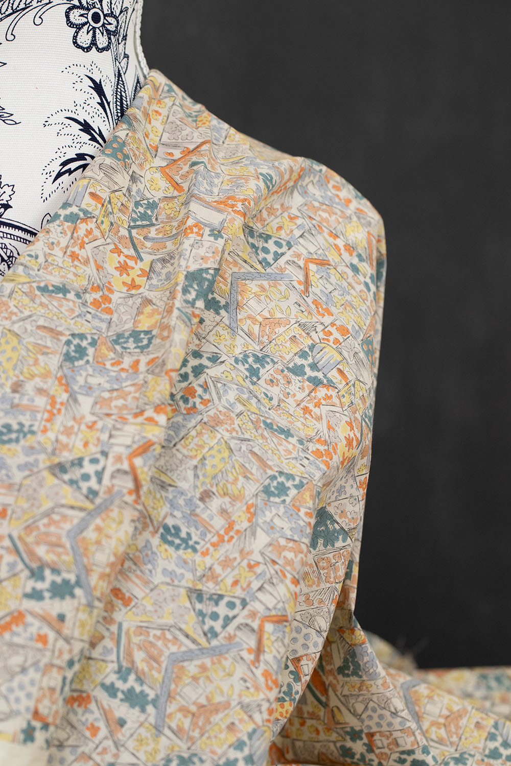 OSKikkä Printed Cotton Lawn Natural