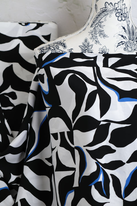 LENZING™ ECOVERO™ Abstract Off-White