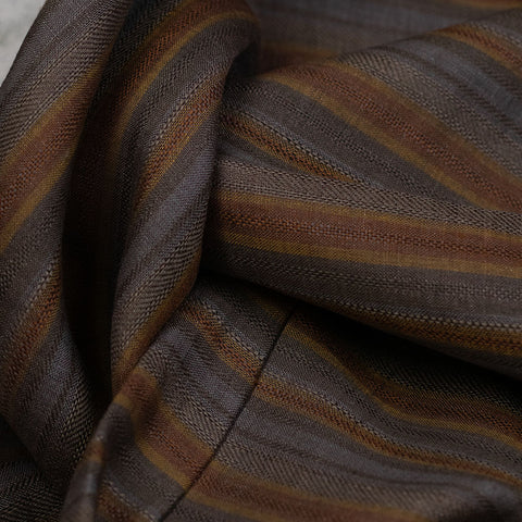 Striped Linen Brown