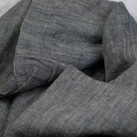 Grey Yarn Dyed Linen