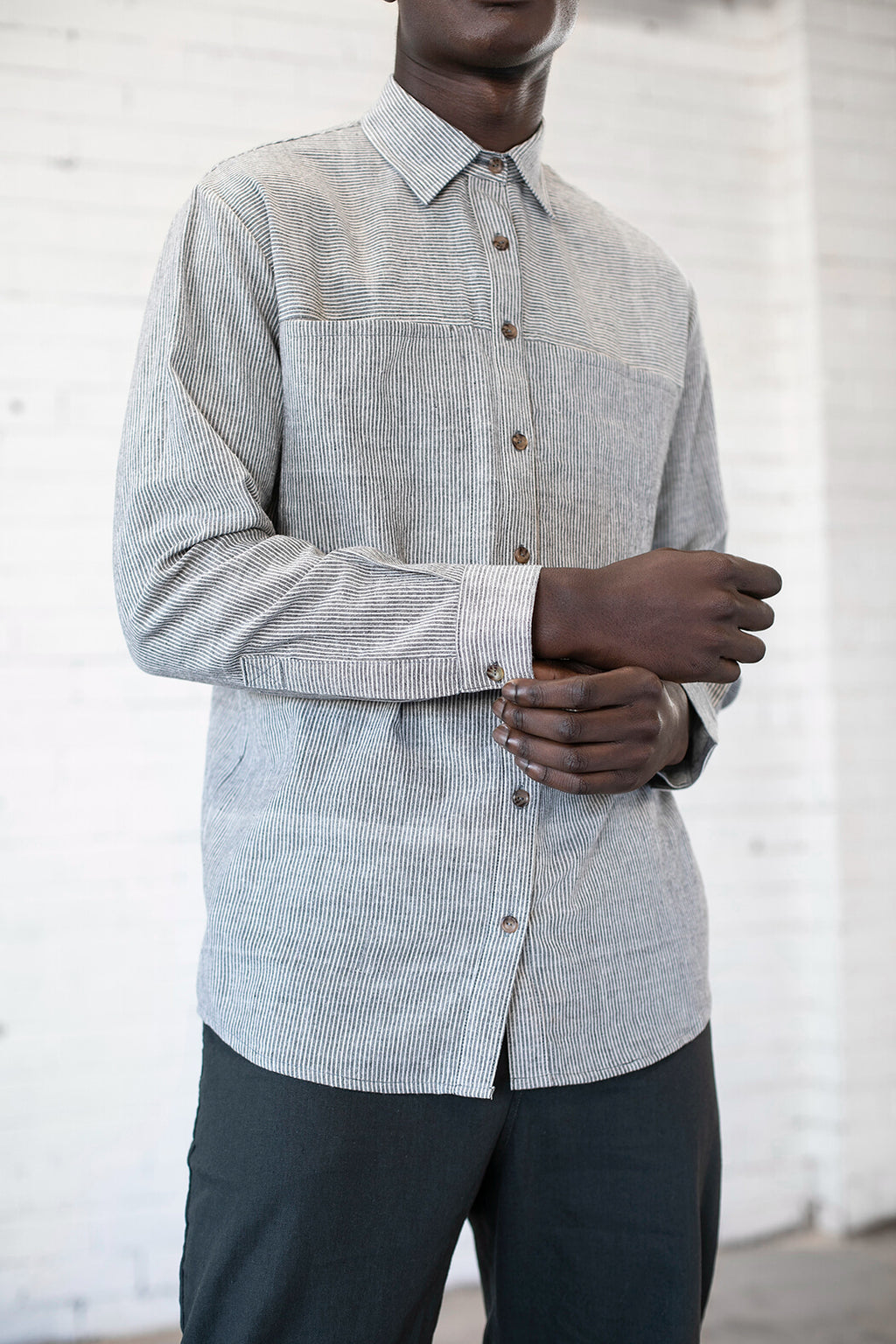 Sanders Button Up