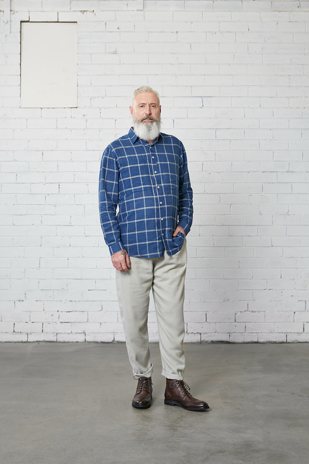 Sanders Button Up
