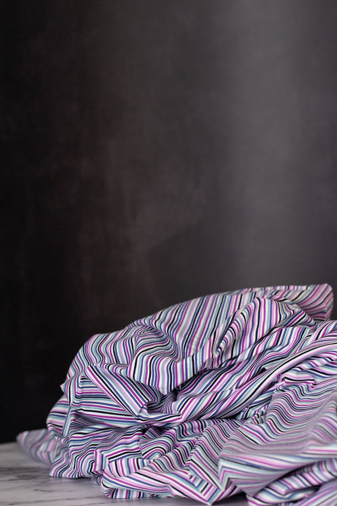Avalana Jersey Green/Pink/Purple Stripes