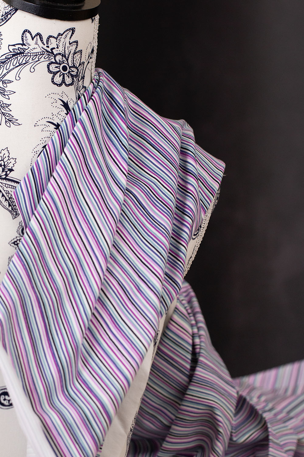 Avalana Jersey Green/Pink/Purple Stripes