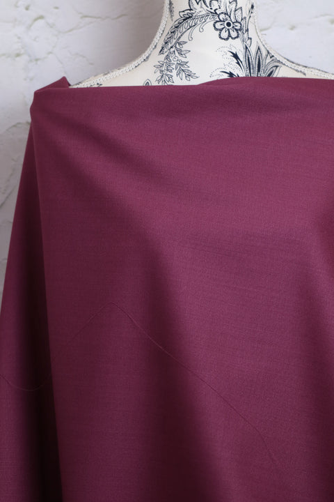 Josephine Wool Crepe Fuchsia