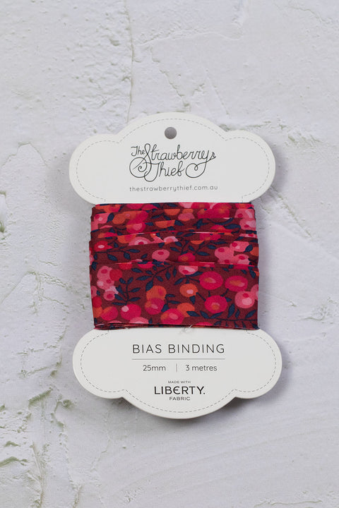 Bias Binding - Wiltshire Cranberry