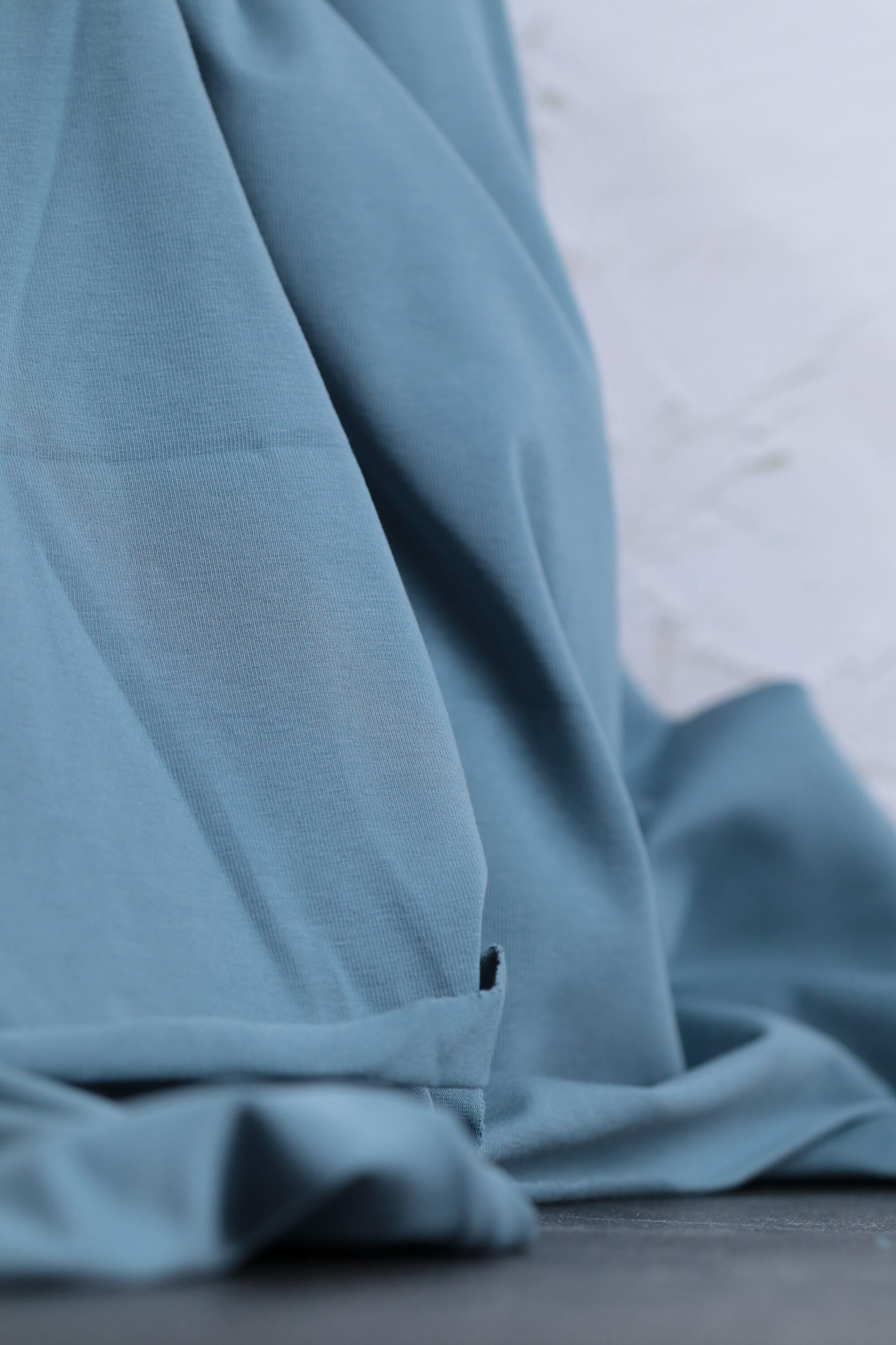 Vanessa Cotton Jersey Blue Grey