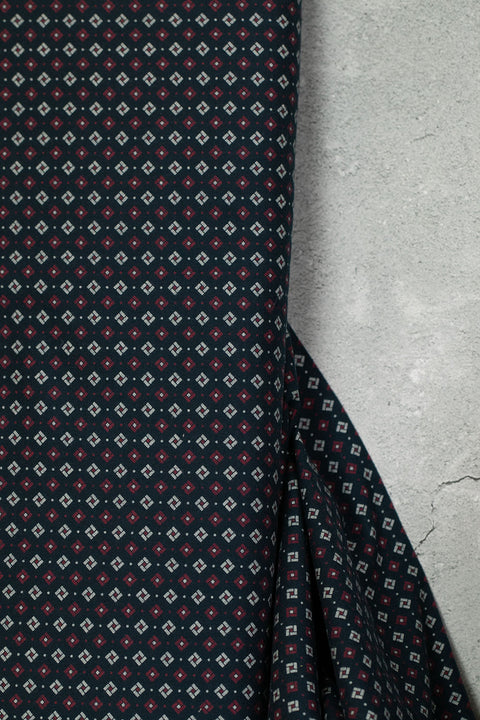 Viera Brushed Cotton Navy