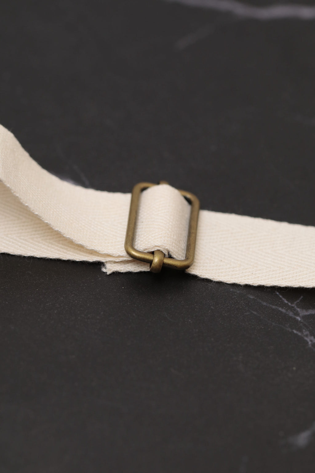Herringbone Webbing 25mm Natural