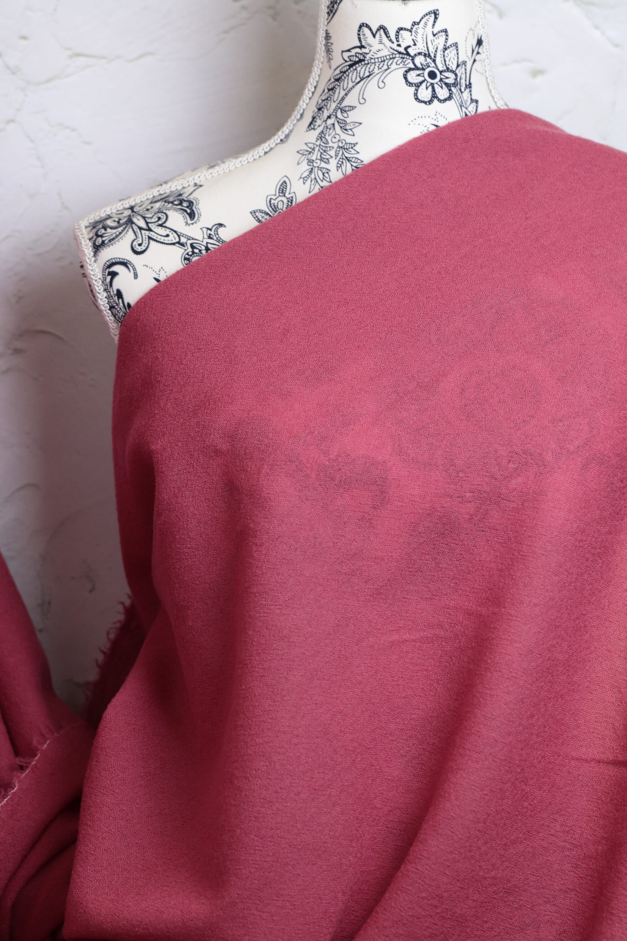 Japanese Worsted Wool Gauze Dusty Rose