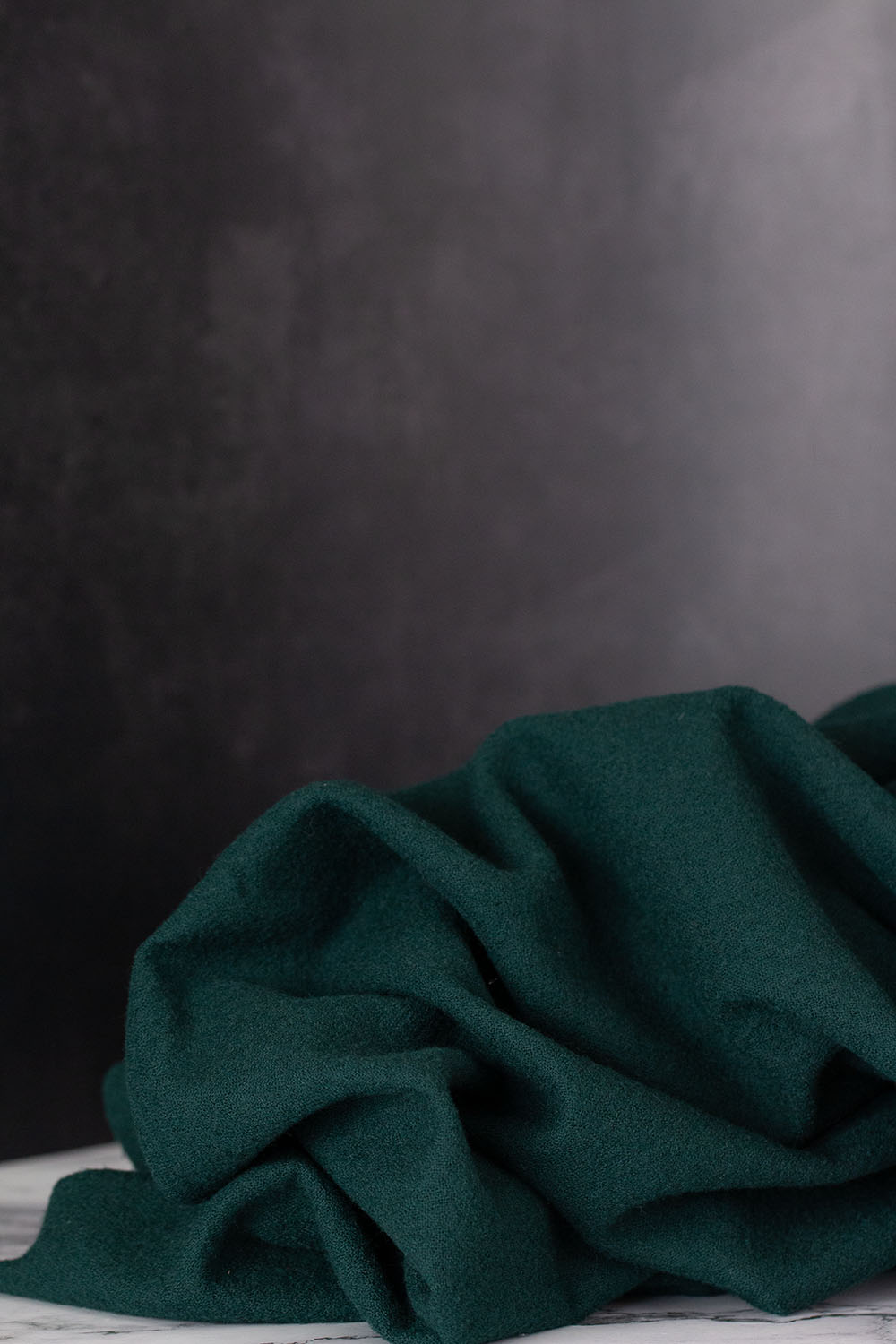 Japanese Worsted Wool Gauze Hunter Green