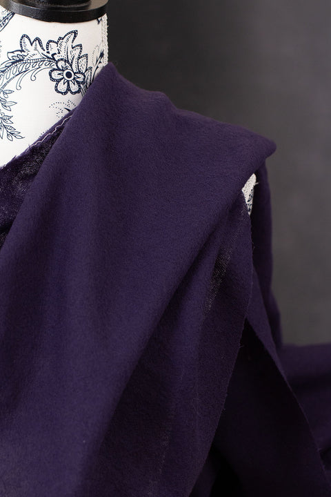 Japanese Worsted Wool Gauze Purple