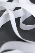 Woven Elastic White