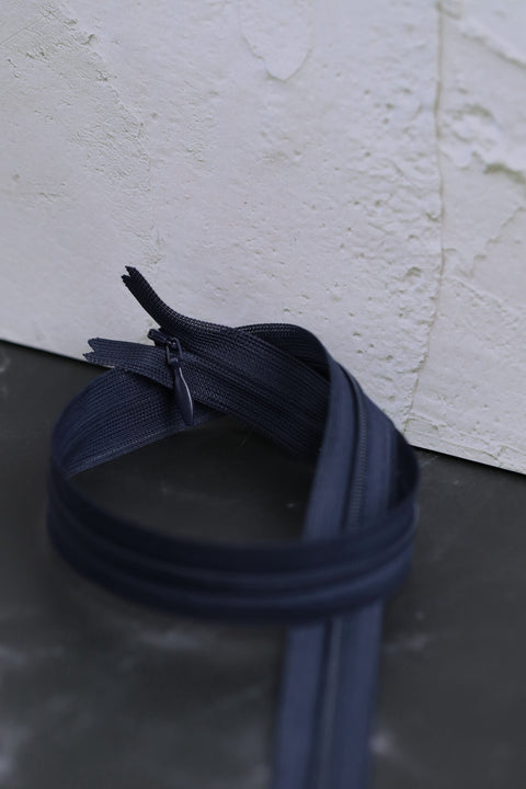 Invisible Zip 60cm Navy