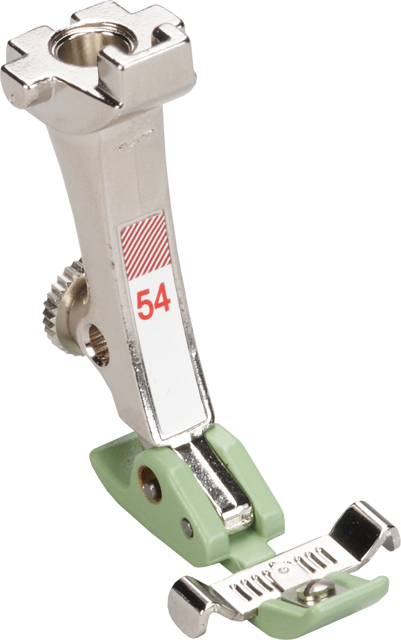 Zipper Foot with Non-stick Sole and Guide #54