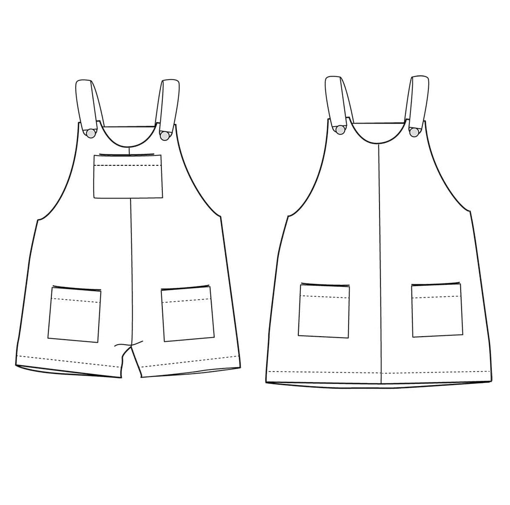 London Dress & Short Overalls — 6M–4Y