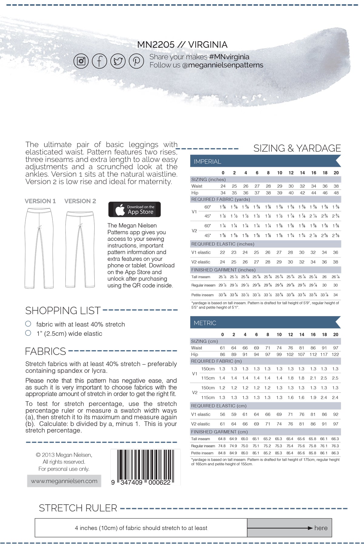 Virginia Leggings #MN2205