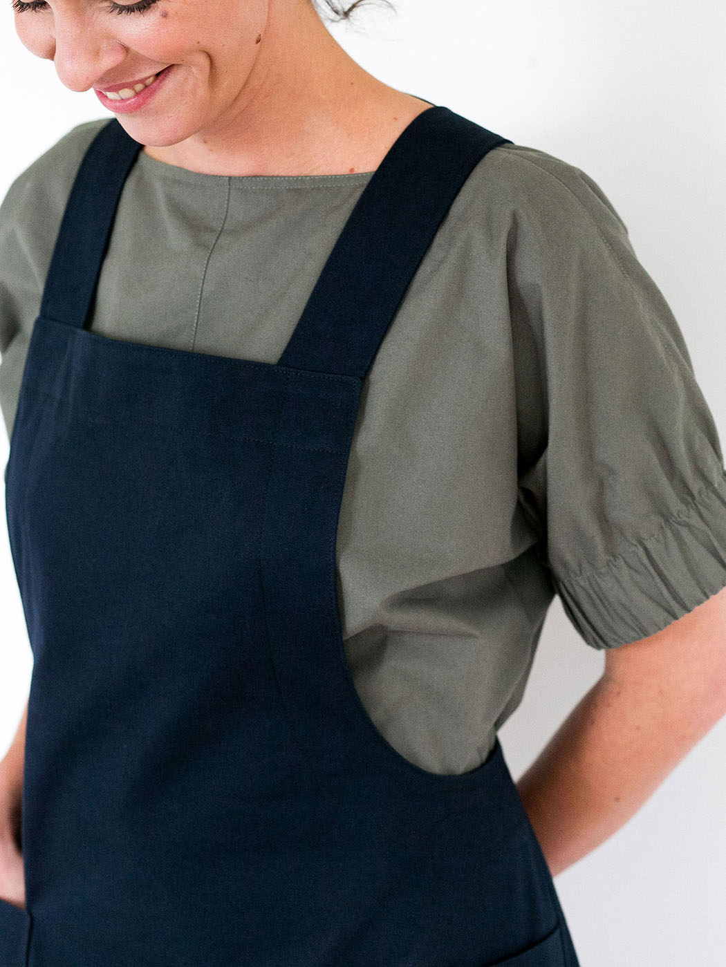 Apron Dress Pattern by The Assembly Line House of Cloth Apron Dress Pattern by The Assembly Line House of Cloth