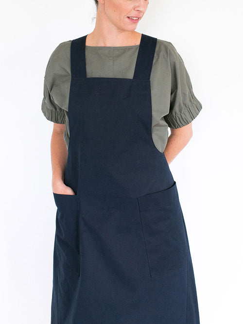 Apron Dress Pattern by The Assembly Line House of Cloth Apron Dress Pattern by The Assembly Line House of Cloth