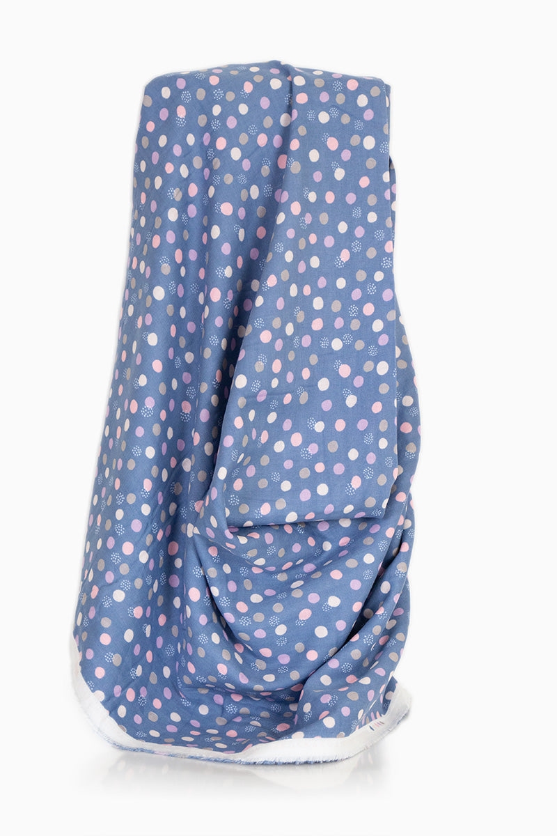 Pikku Saari Organic Cotton Gauze Blue