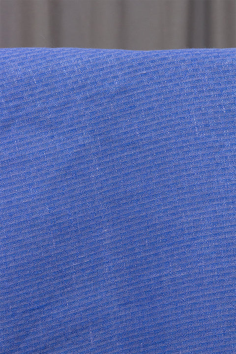 Self-Striped Linen Blue