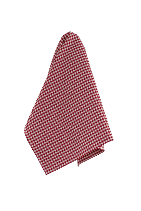 Japanese Yard Dyed Cotton Gingham Red