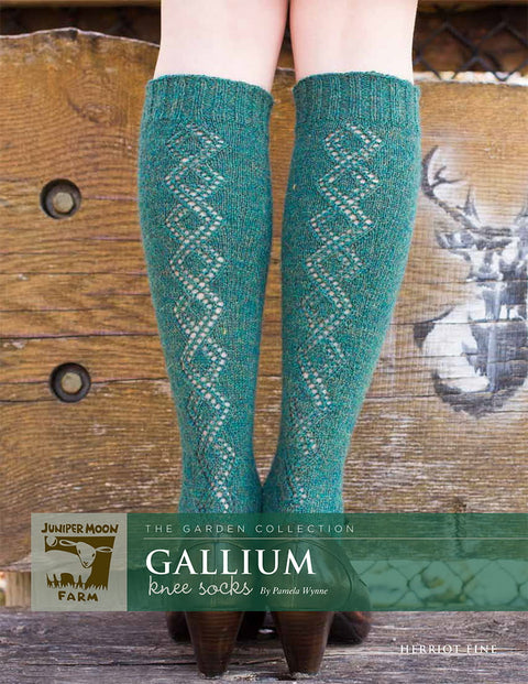 Gallium Knee Socks by Pamela Wynne