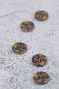 Coconut Floral 2 Hole Purple